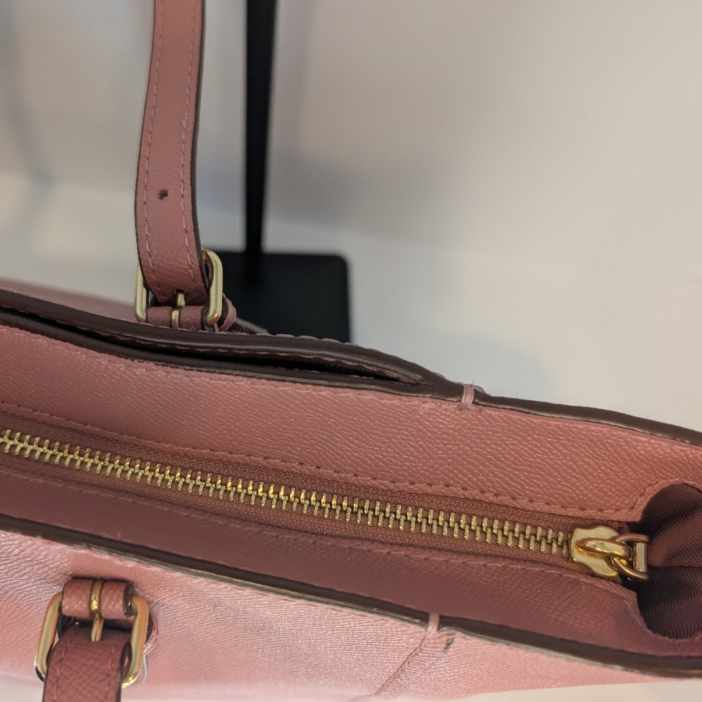 Coach Turnlock Tote Cross-grain Leather Style 29086 - Good Pre-owned Condition - Picture 10 of 13